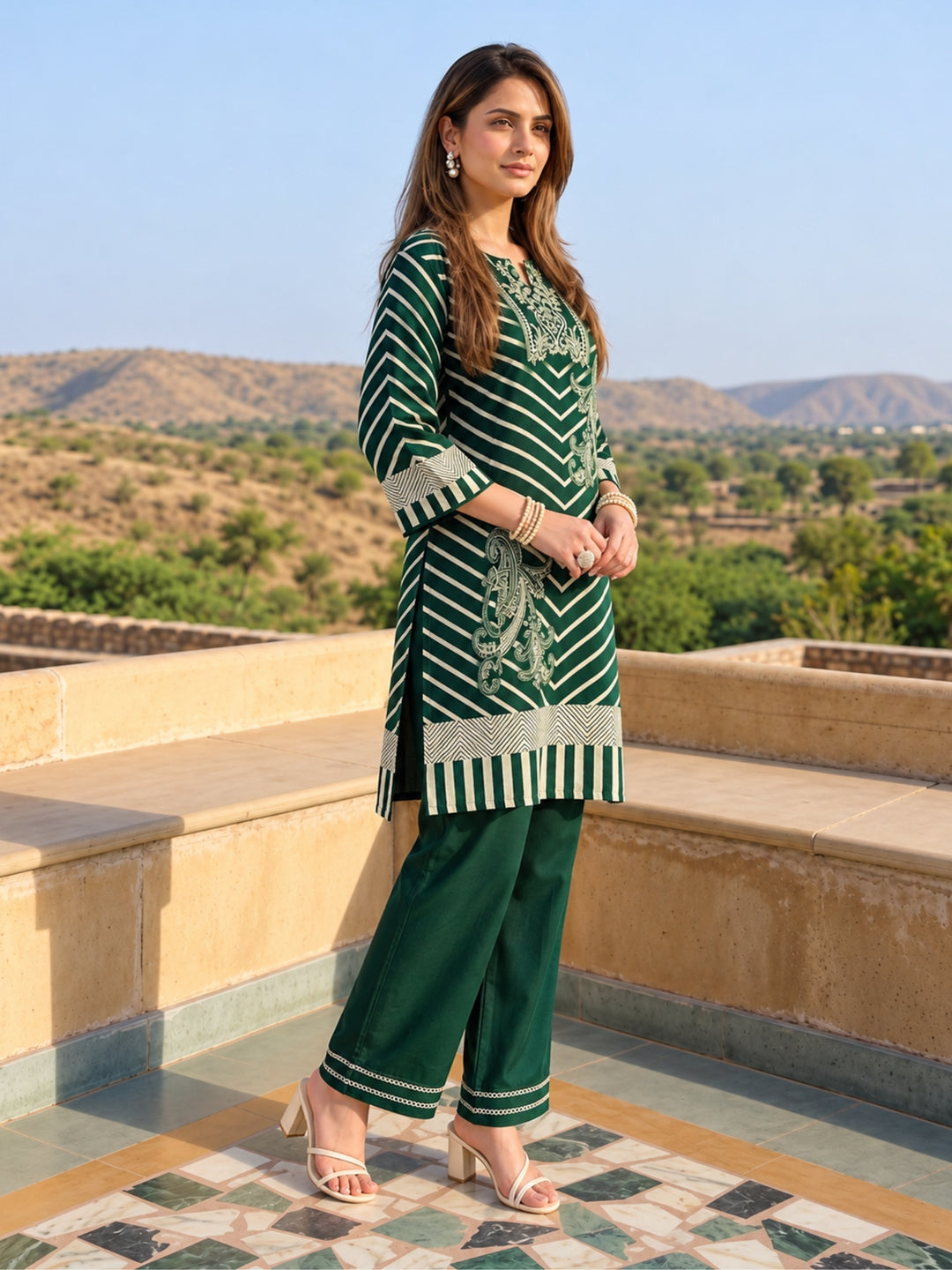Swades Clover Printed Co-Ord Set