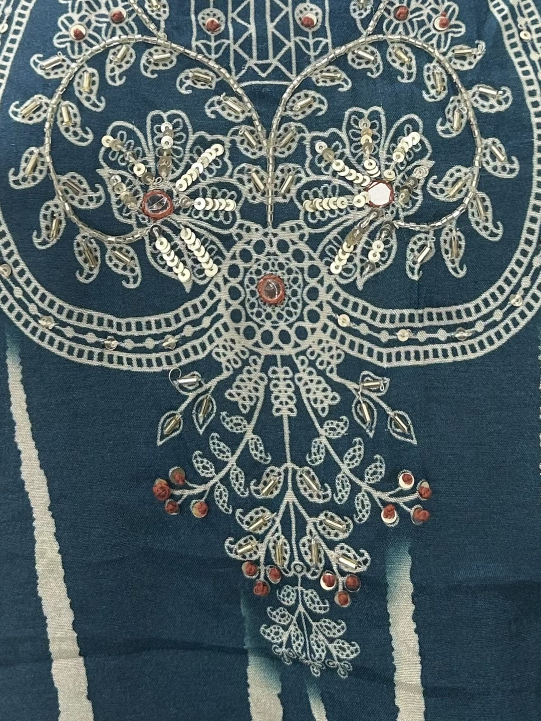 Swades Spruce Handowrk Printed Co-Ord Set