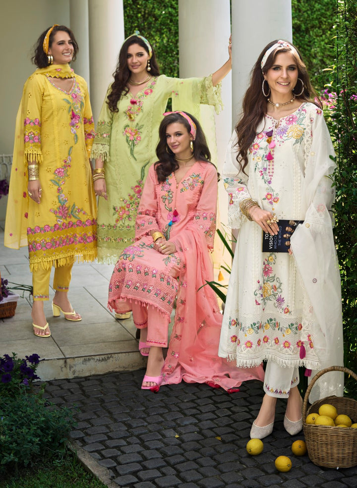 Nayla Pine Embroidery Premium Lawn Suit Set