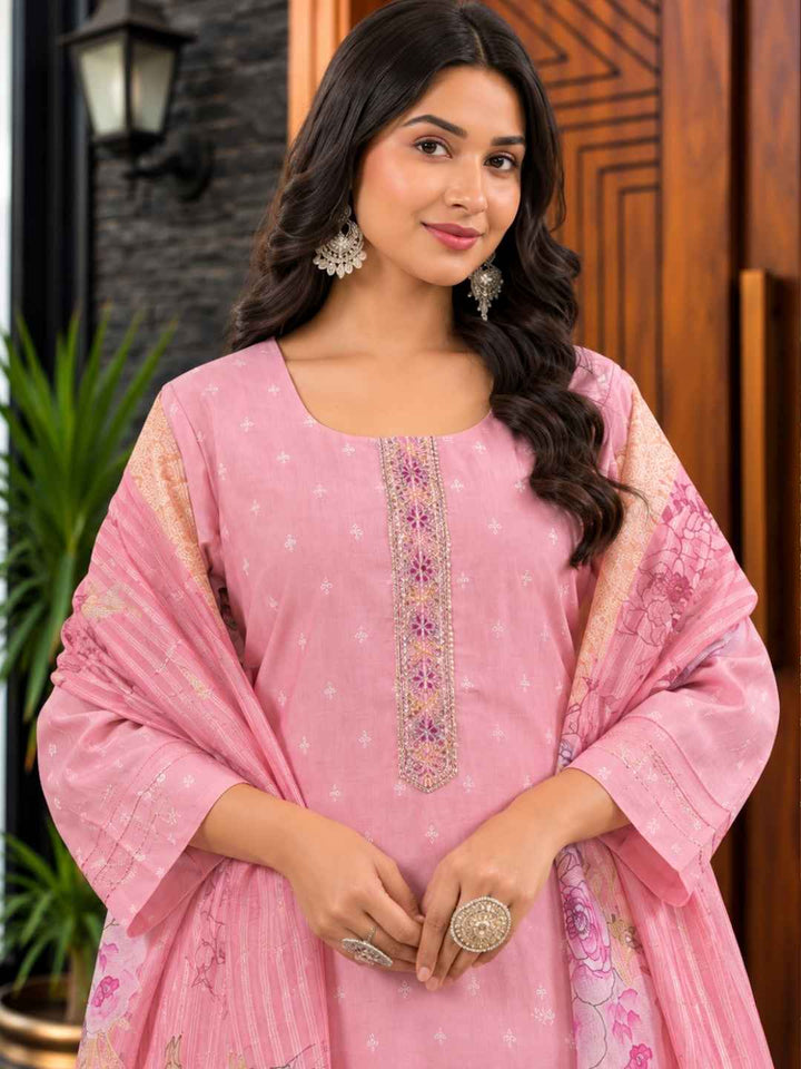 Shanti Blush Work Suit Set