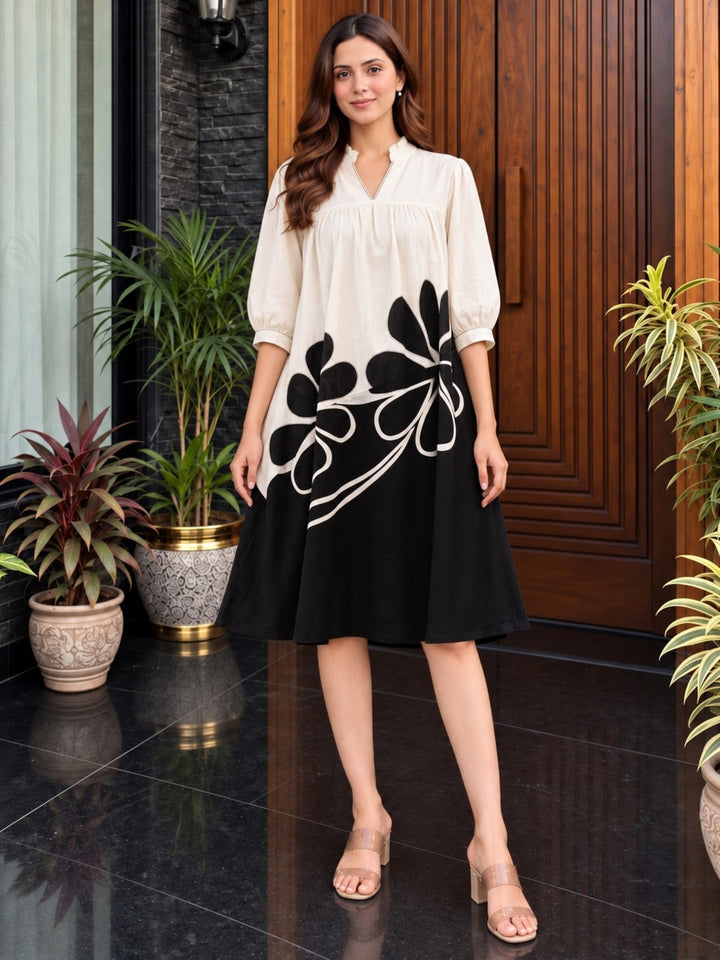 Tatva Jade Printed Dress