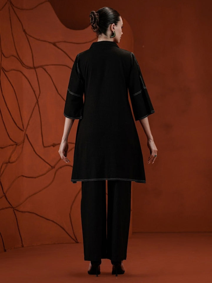 Tatva Raven Embroidery Co-Ord Set