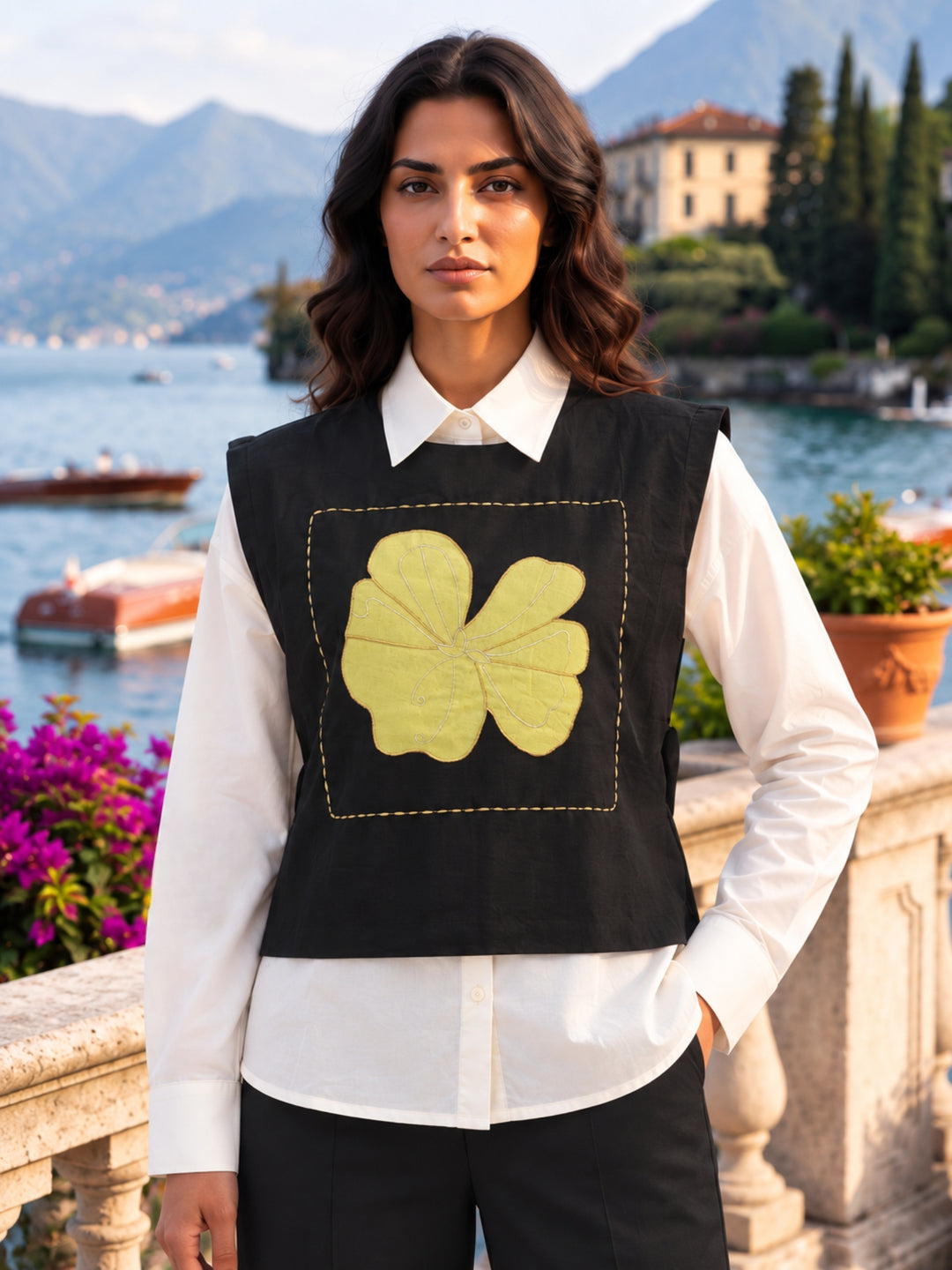 Tatva Scotland Bib Style Co-Ord Set