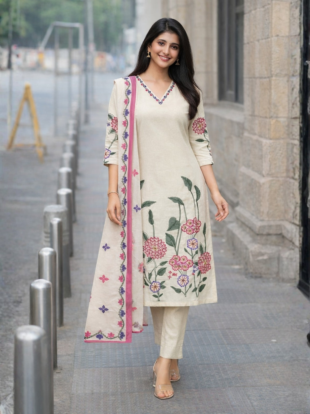 Kartar angel cotton suit set