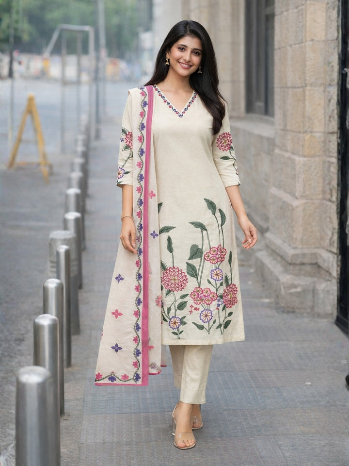Kartar angel cotton suit set