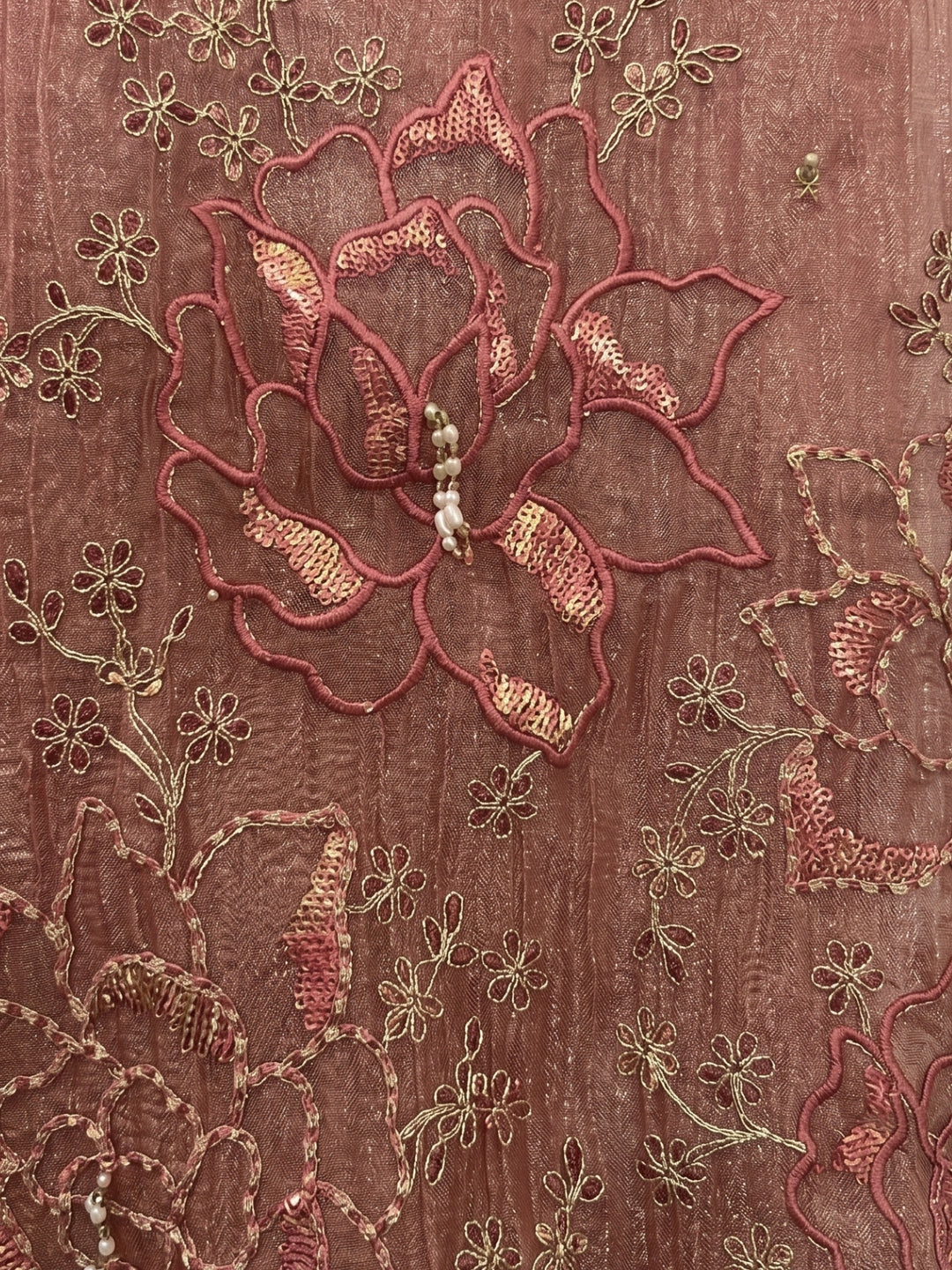 Tisca Flamingo Handwork Suit Set