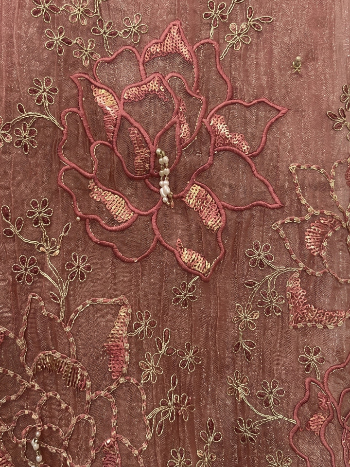 Tisca Flamingo Handwork Suit Set