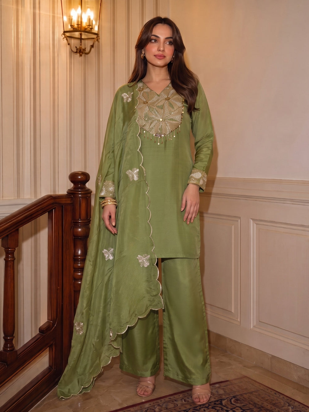 Tisca Leaf Full Work Suit Set