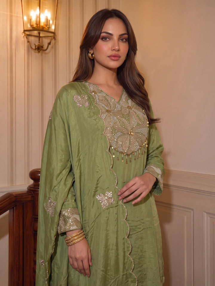 Tisca Leaf Full Work Suit Set