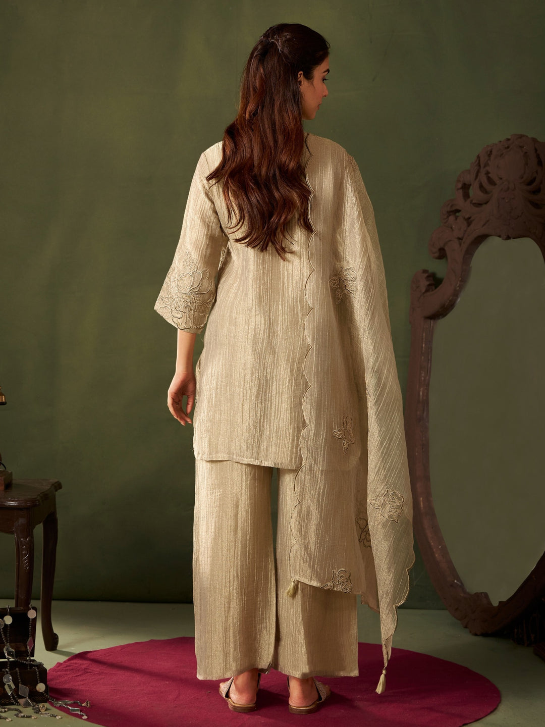 Tisca Spring Handwork Suit Set
