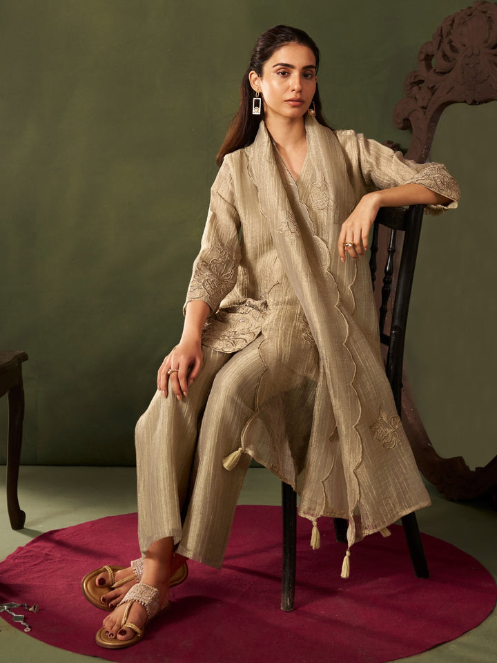 Tisca Spring Handwork Suit Set