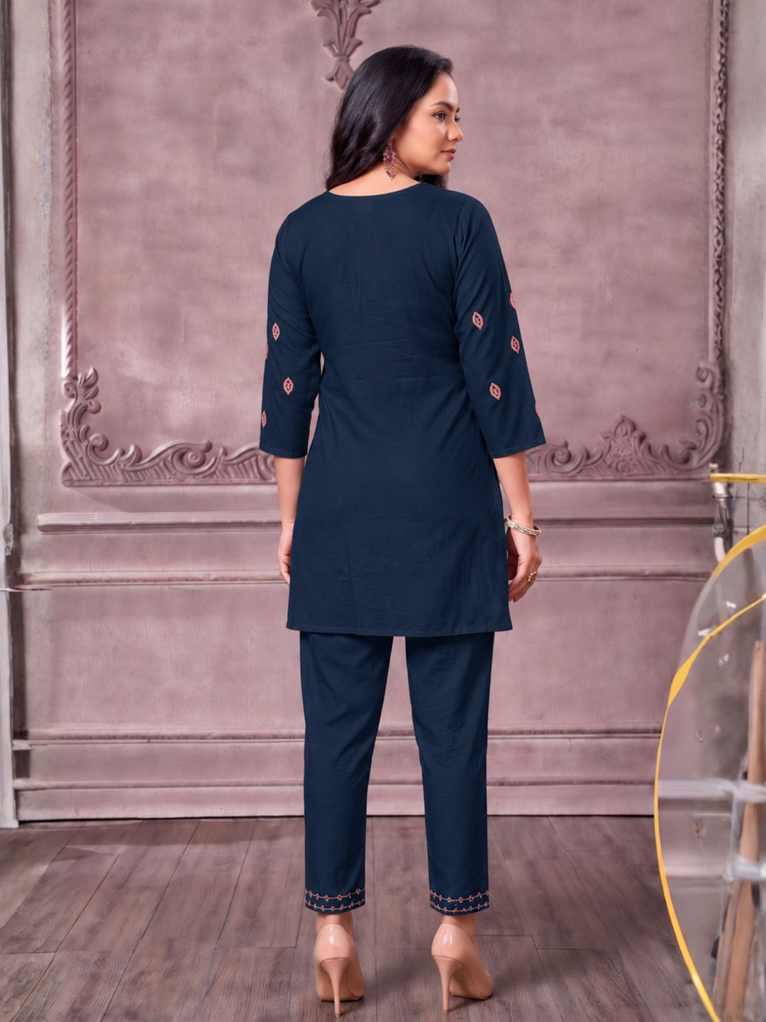 Tuhina Azure Applique Co-ord Set