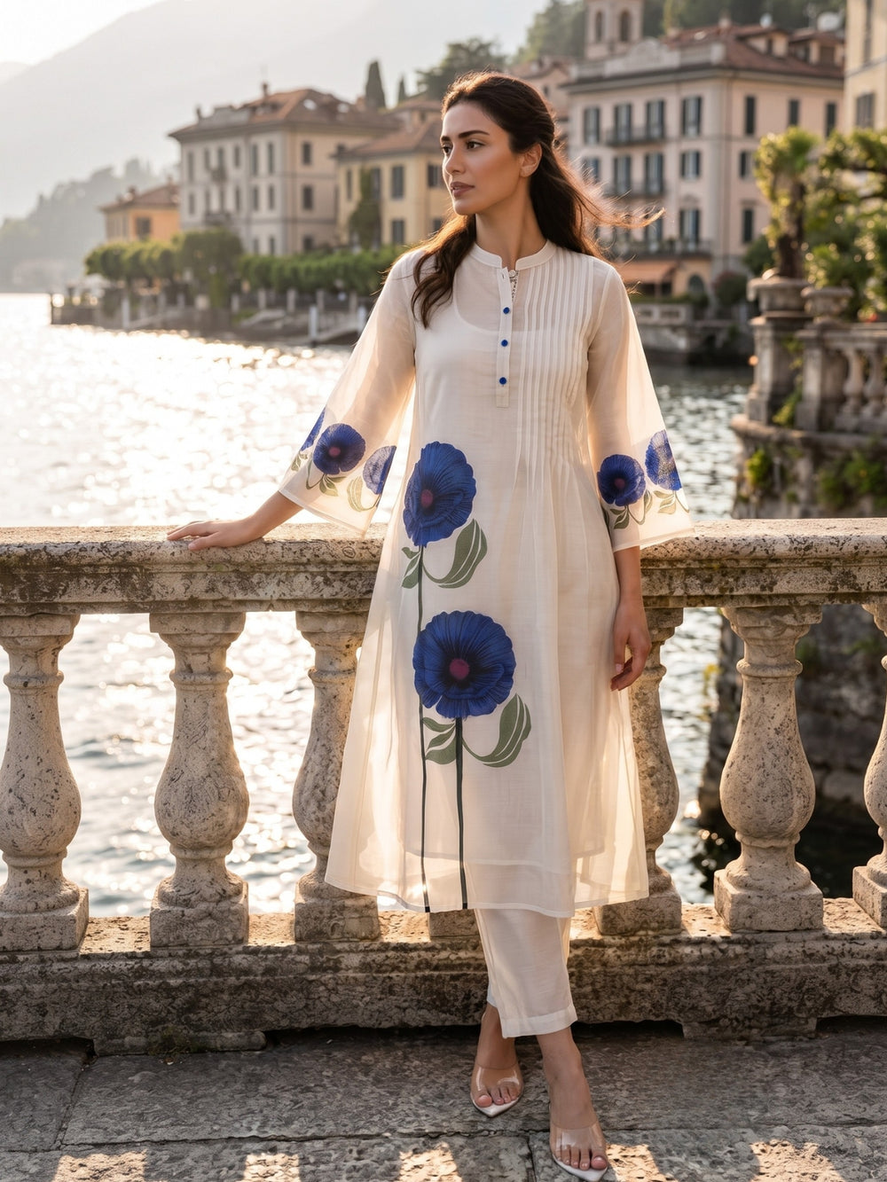 Tatva Groan Mul Cotton Kurta Pant Set