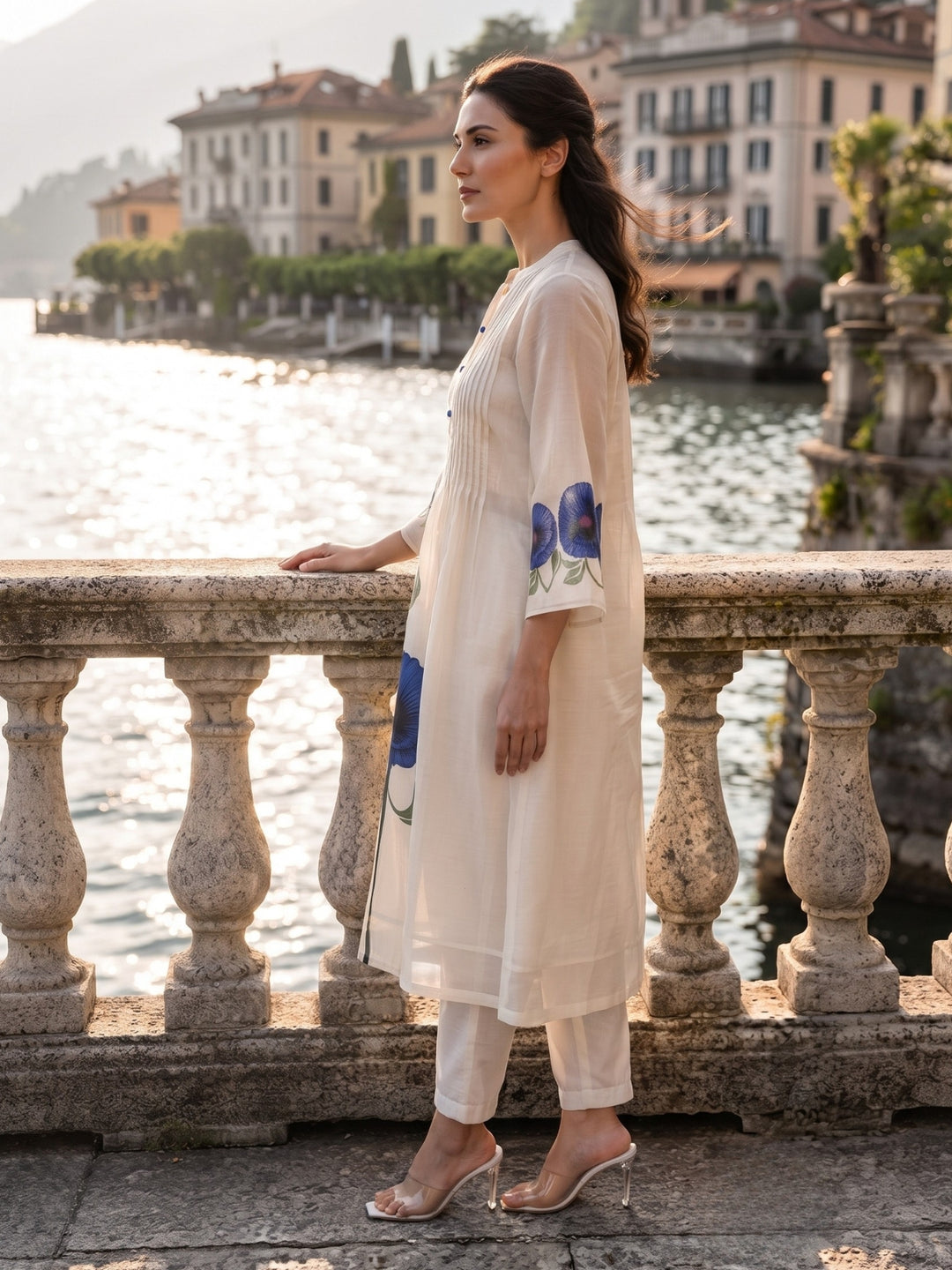 Tatva Sloke Mul Cotton Kurta Pant Set