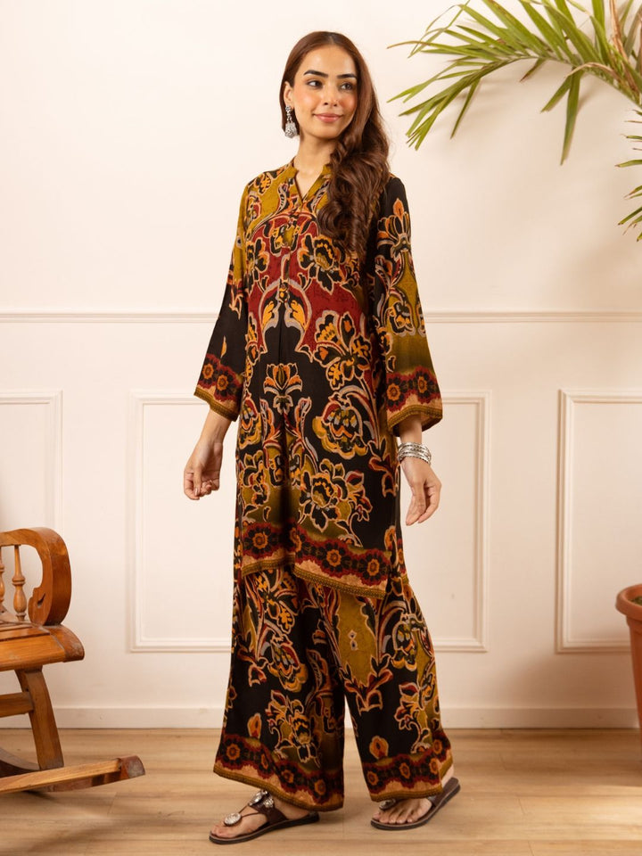 Karen russet printed Co-ord set