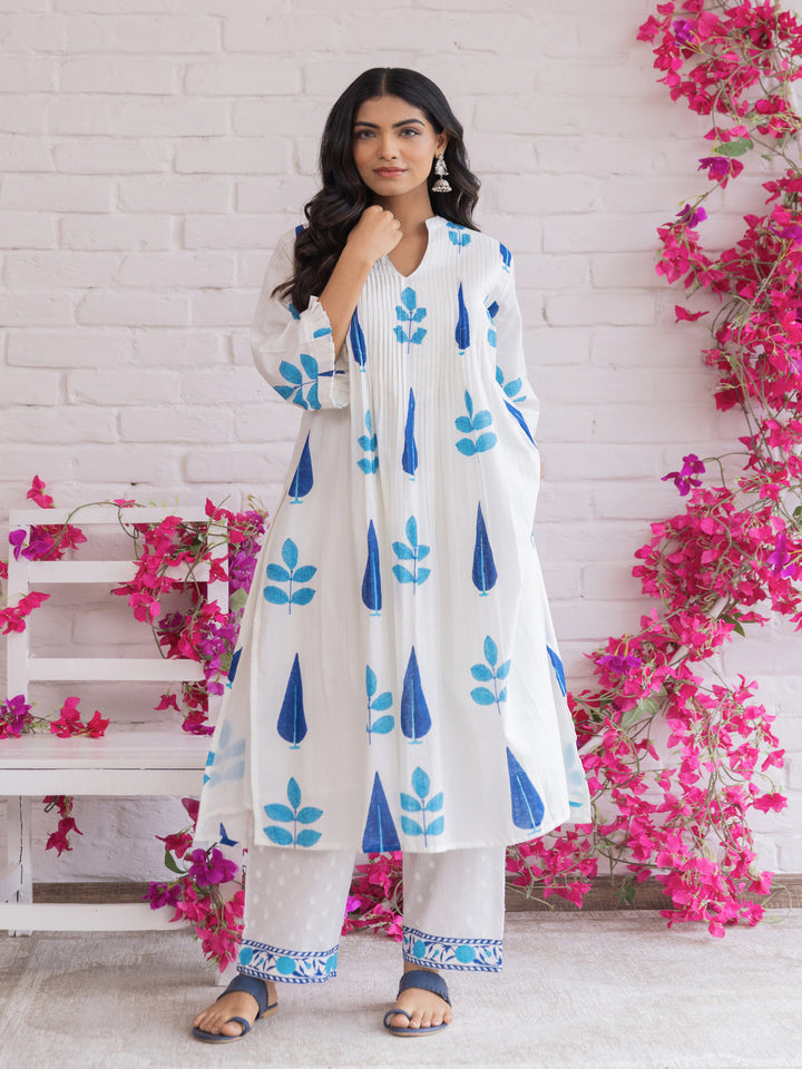 Samragi Indi Cotton Kurta Pant Set