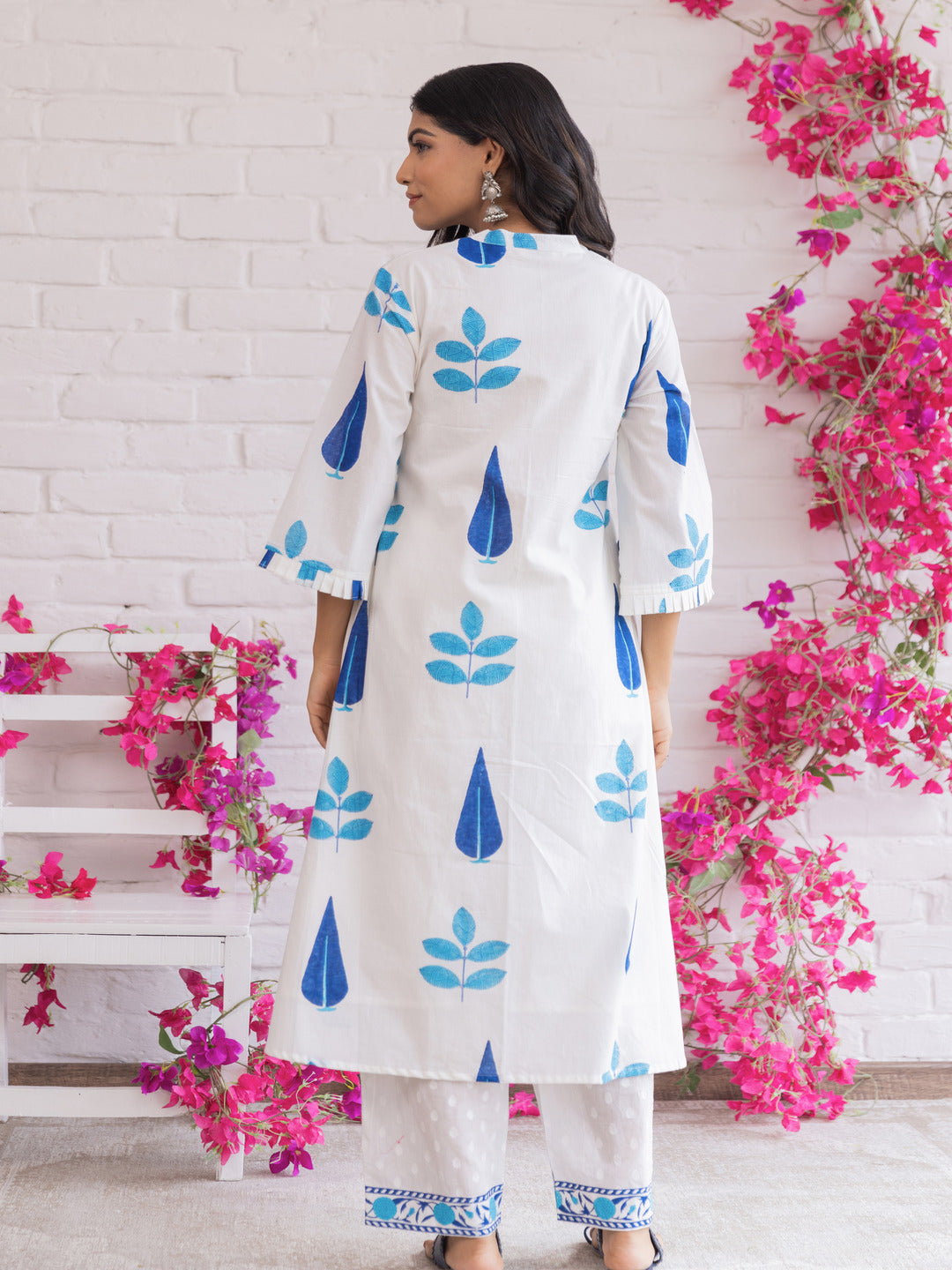 Samragi Indi Cotton Kurta Pant Set