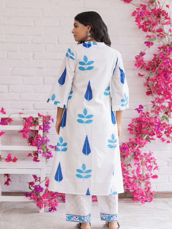 Samragi Indi Cotton Kurta Pant Set