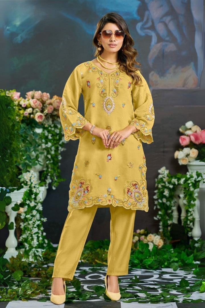 Mayuri Amber Schiffili Embroidered Co-ord Set