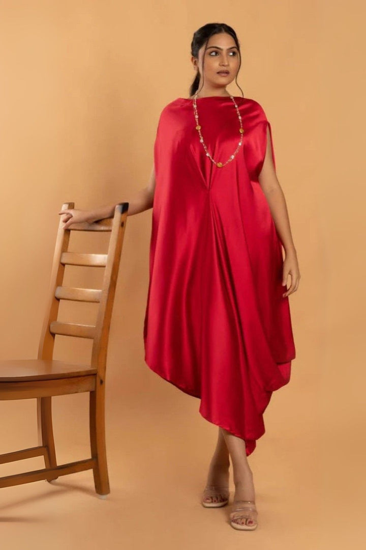 Musk Scarlet Fusion dress