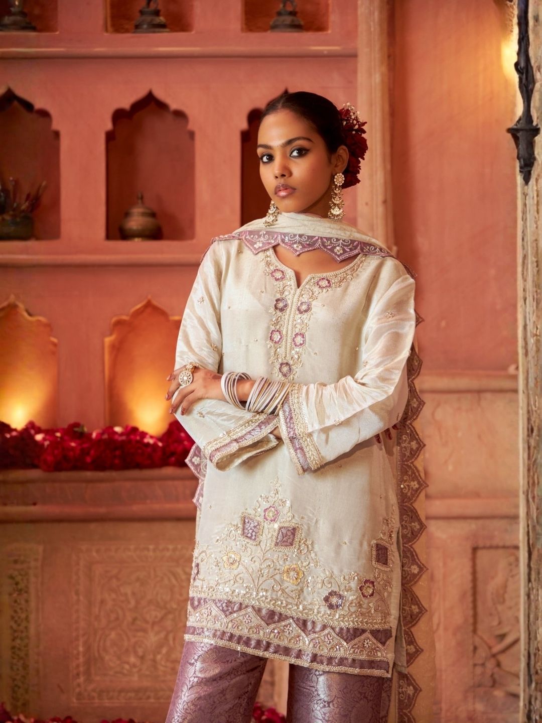 Mihika Merino full work suit set