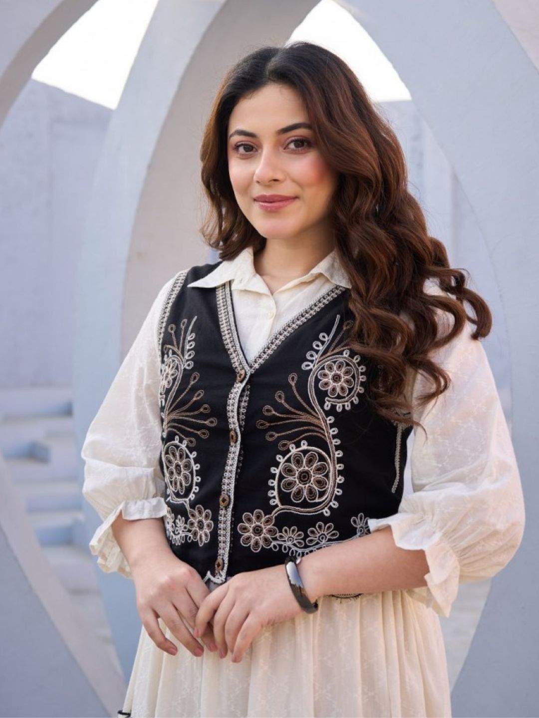 Tatva magnolia cotton jacket dress