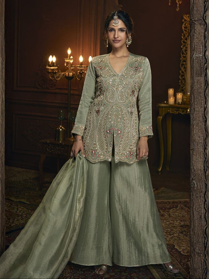 Haniya kelly full with gharara suit set