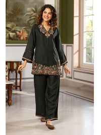 Karen Spruce Embroidery Cotton Co-ord Set