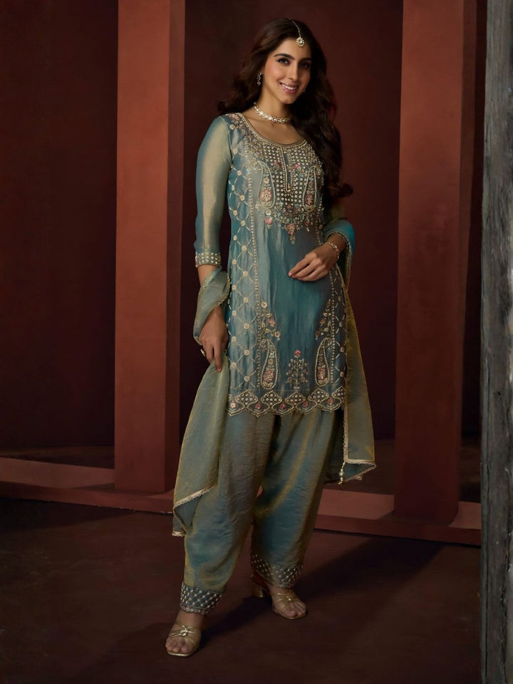 Haniya peacock full work farshi salwar suit set