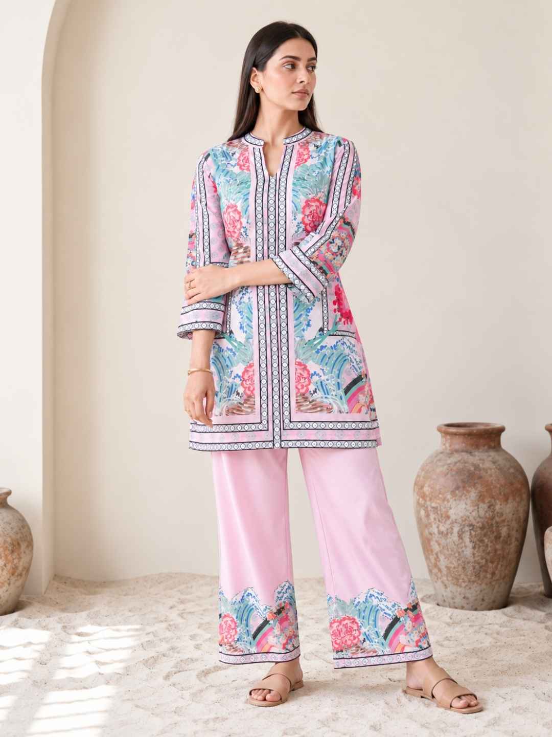 Vastramaya candy cotton co-ord set