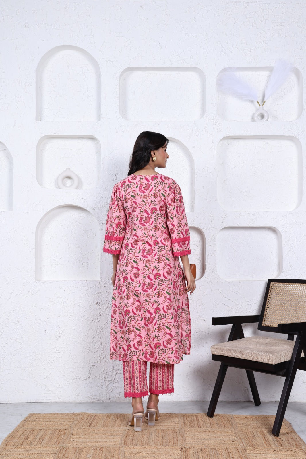 Masumi Tulip Cotton Kurta Pant Set