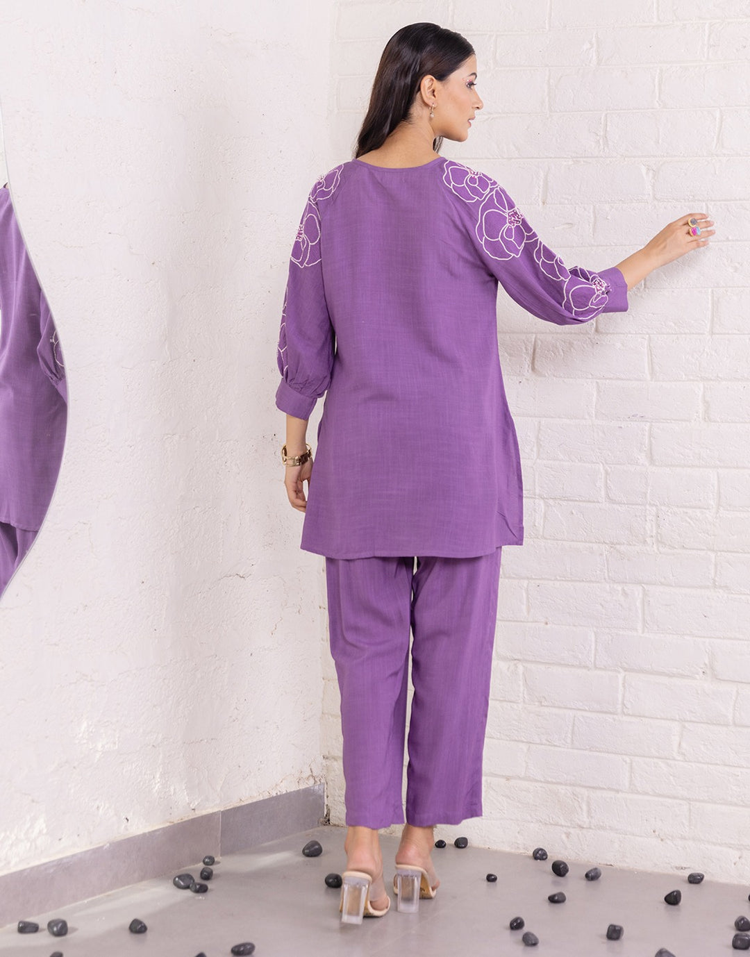 Harika Lavender Co-ord Set