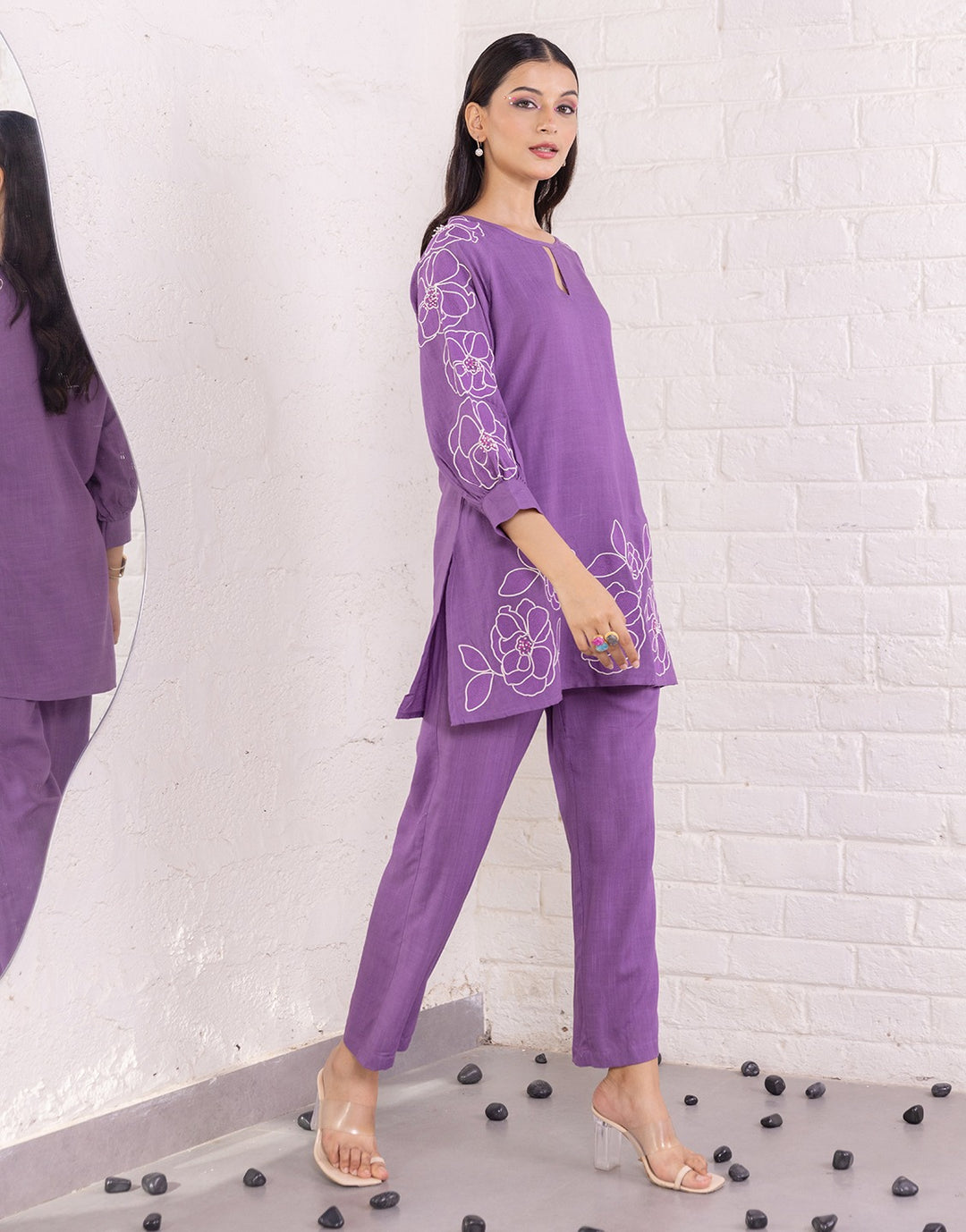 Harika Lavender Co-ord Set