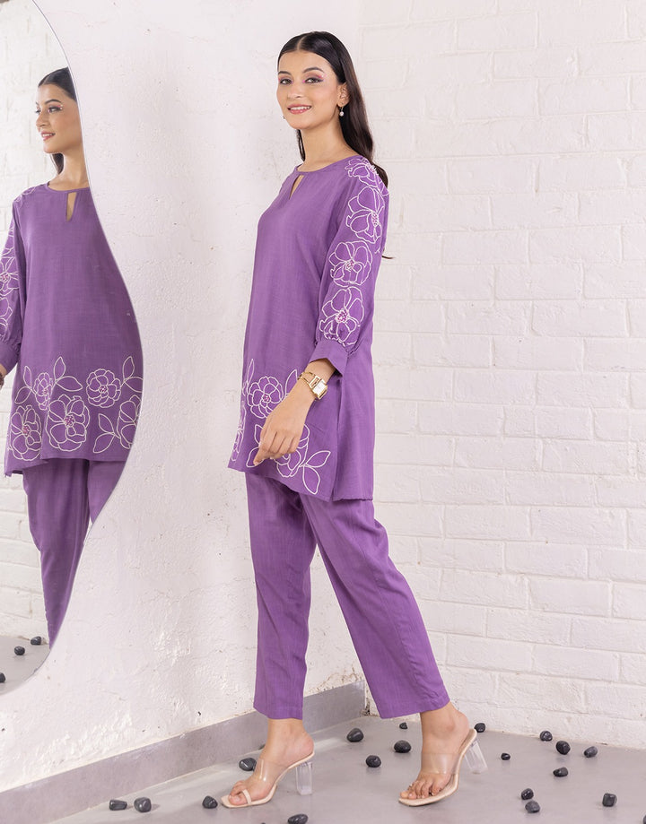 Harika Lavender Co-ord Set