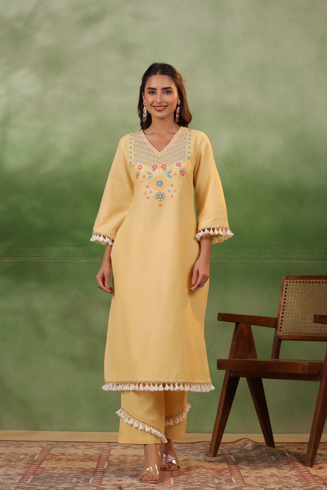 POONAM SUNSHINE COTTON SUIT SET