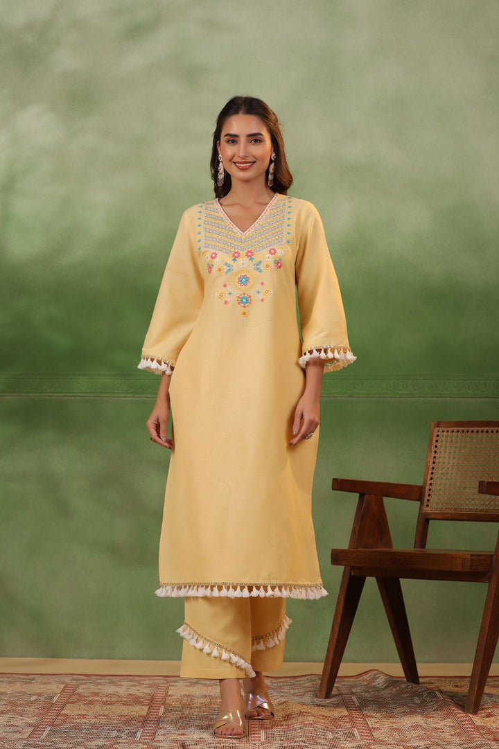 POONAM SUNSHINE COTTON SUIT SET