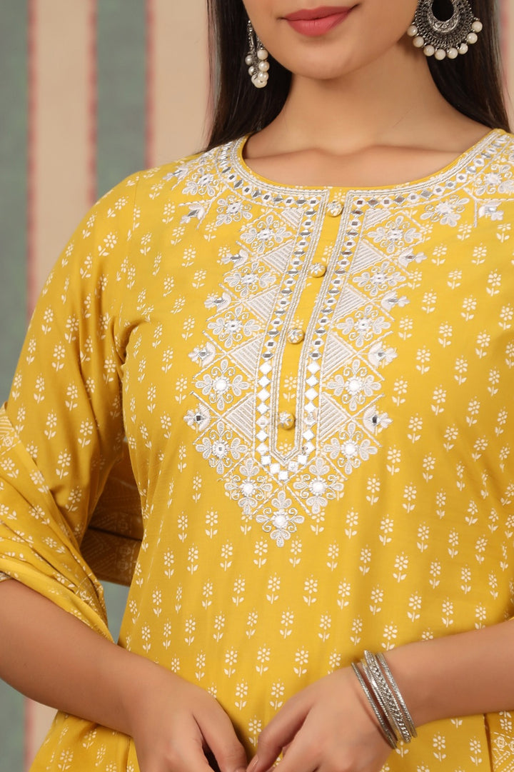 Radhya Sunshine Cotton Suit Set