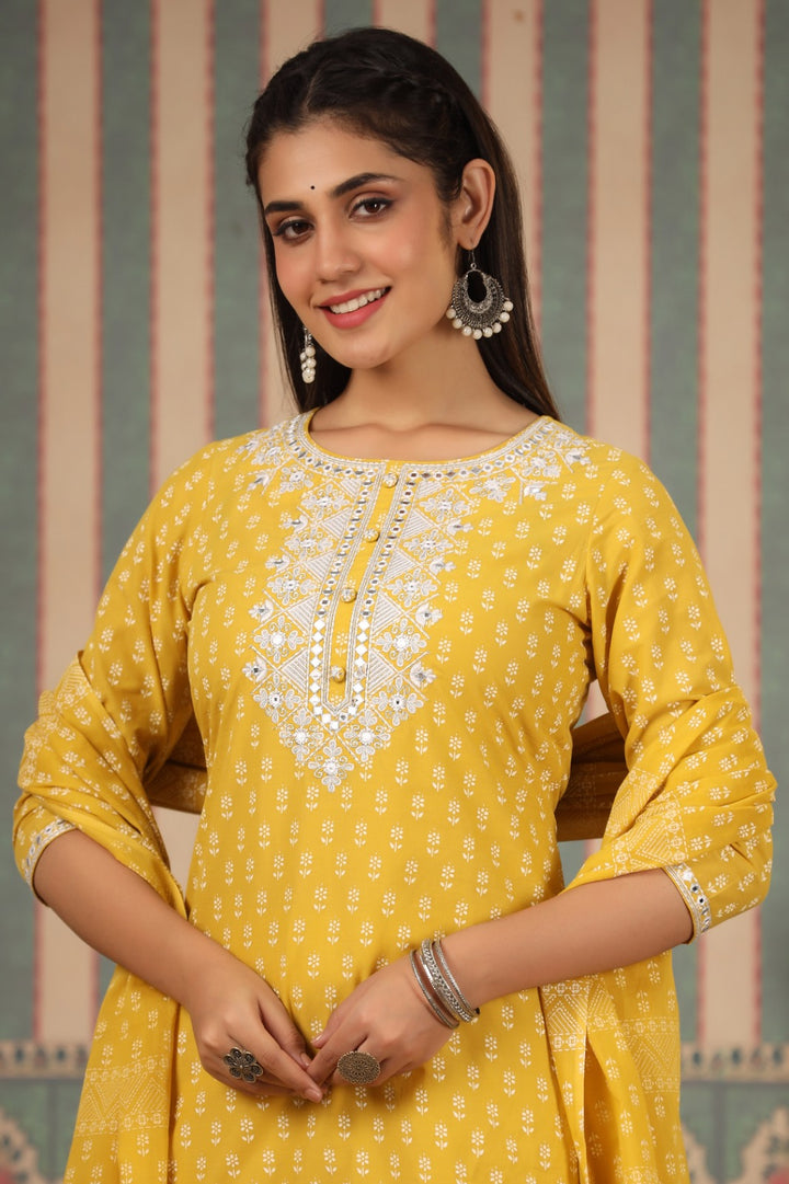 Radhya Sunshine Cotton Suit Set