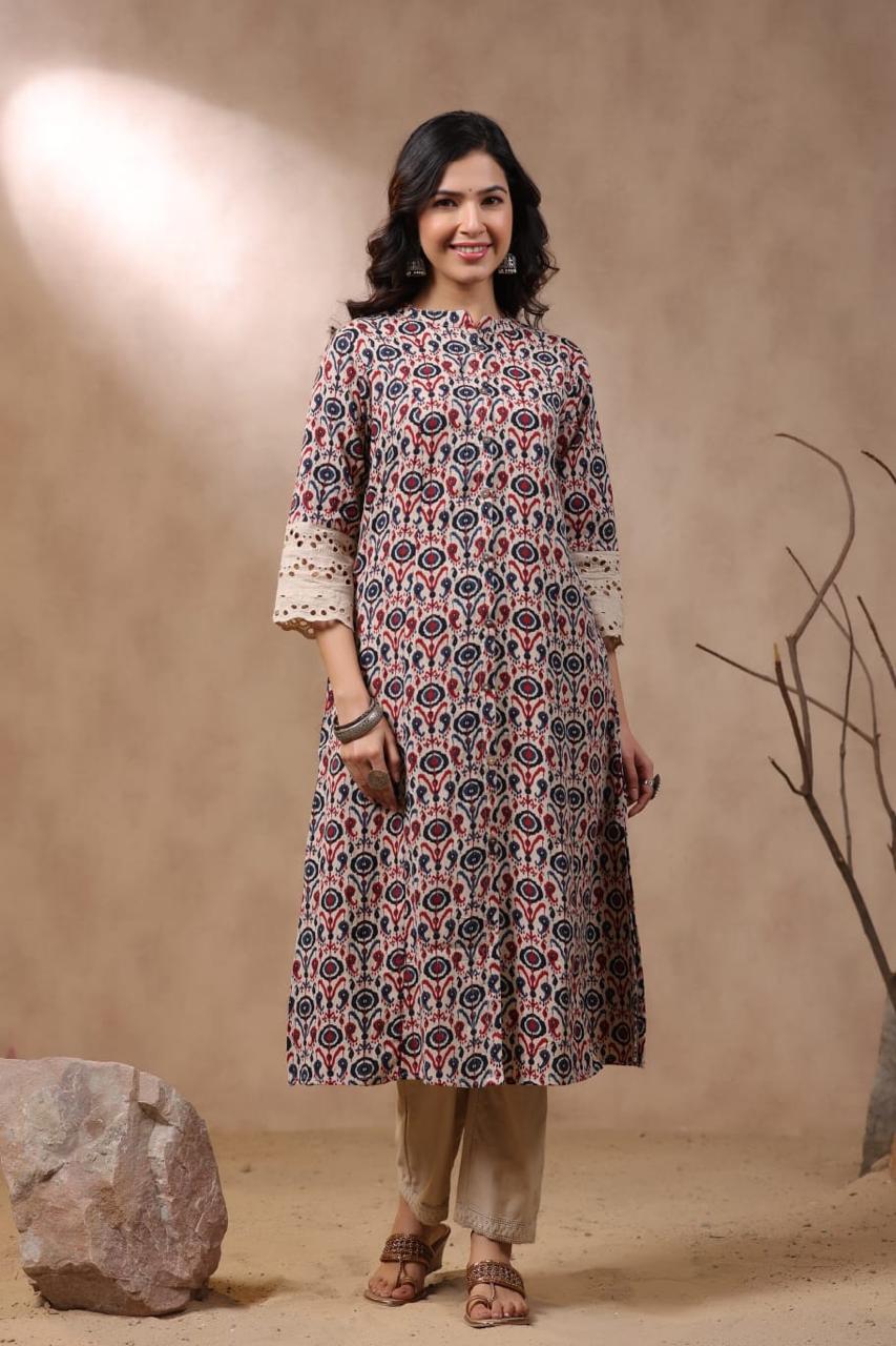 Rachna Vibe Printed Cotton Kurta Pant Set