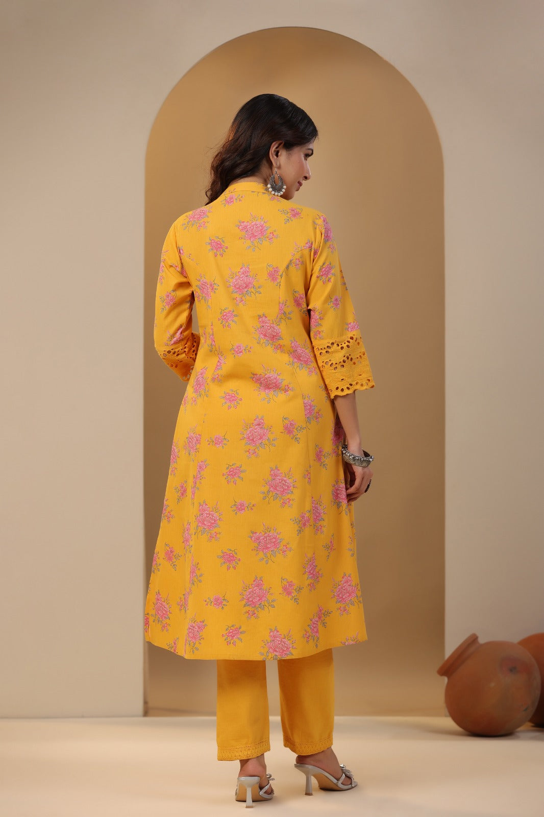 Rachna Sunshine Printed CottonKurta Pant Set