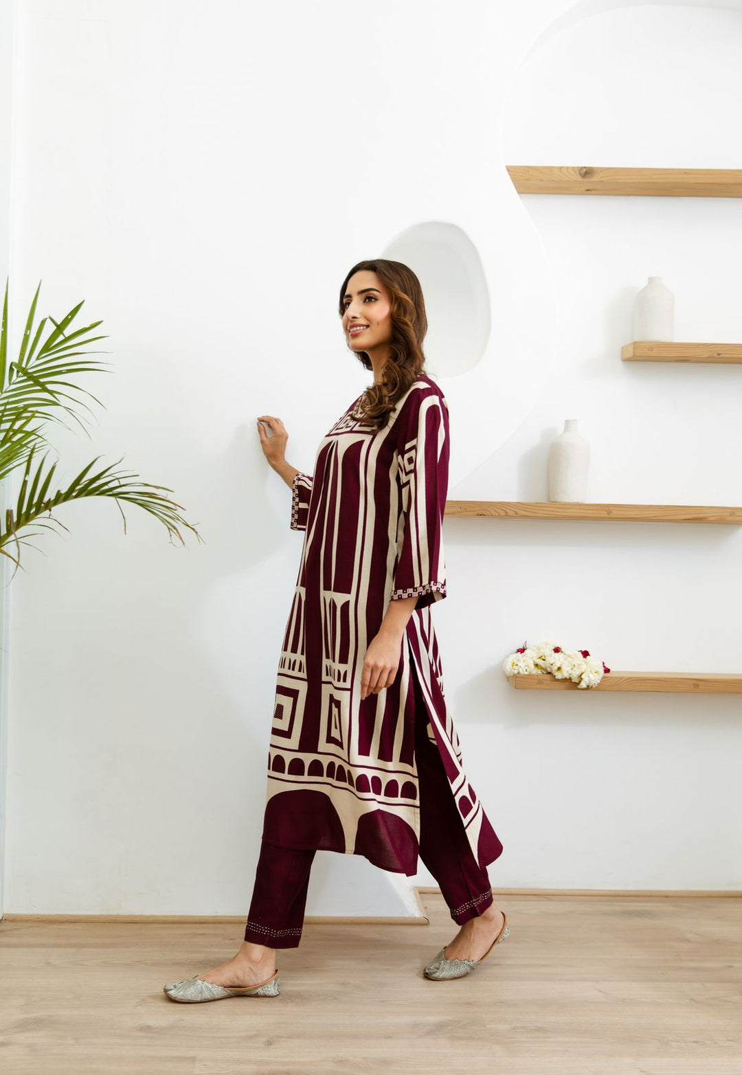 Sargun Mulberry Digital Printed Kurta Pant Set