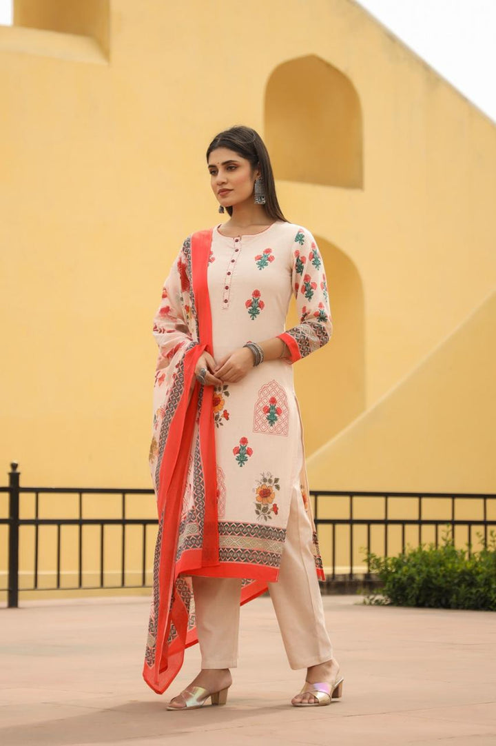 SUMAN ALTA PRINTED COTTON SUIT SET