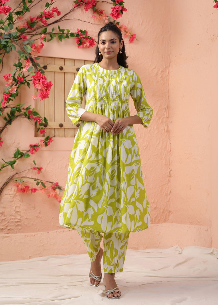 Harshini Pear Printed Cotton Co-ord Set