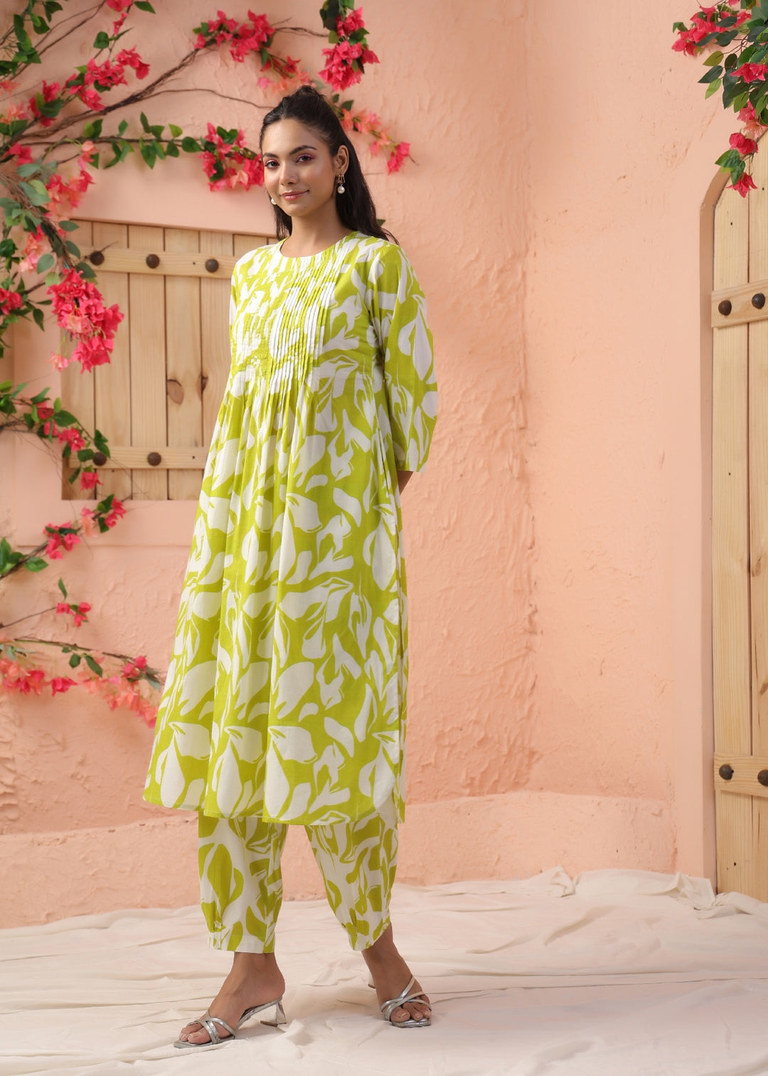 Harshini Pear Printed Cotton Co-ord Set