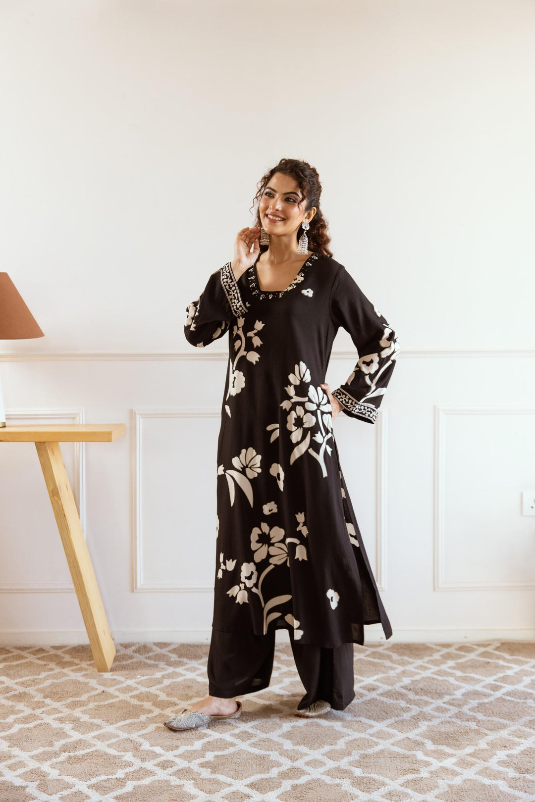 Siya Pitch Printed Kurta Pant Set