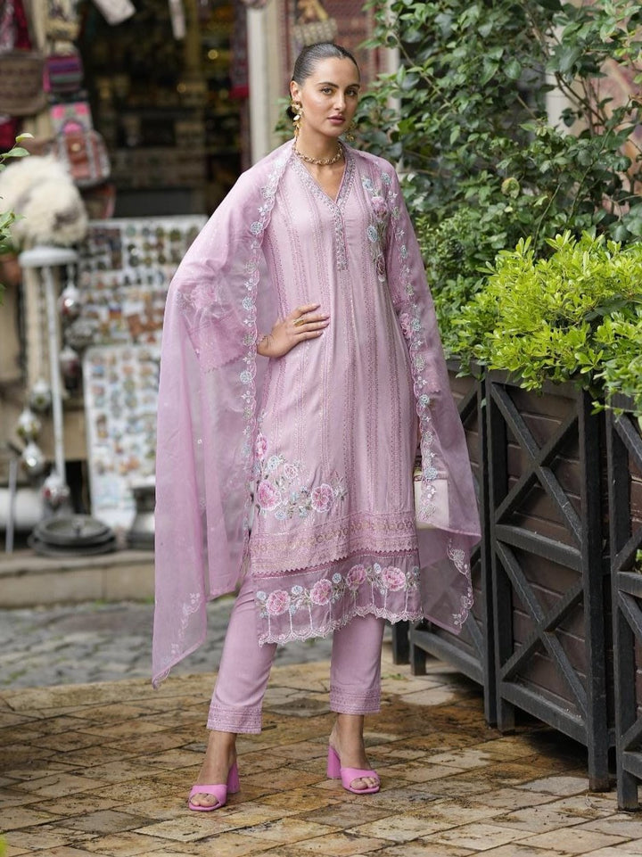 ADRIKA ORCHID FULL WORK SUIT SET