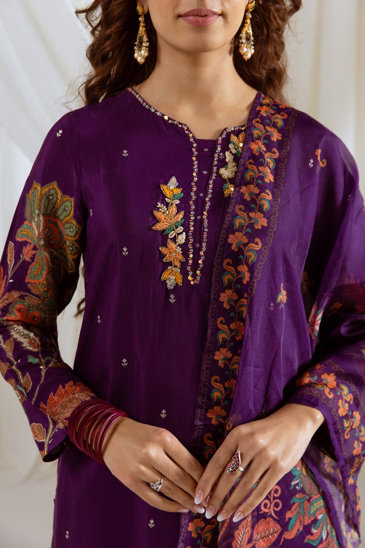 Samiksha Mulberry Premium Digital Print Muslin Suit Set