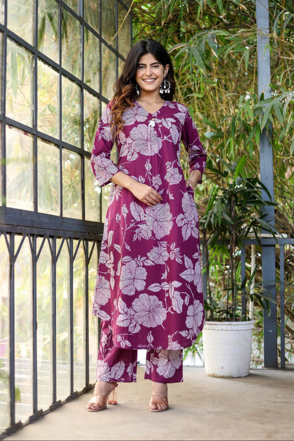Iti Jam Printed Cotton Co-ord Set
