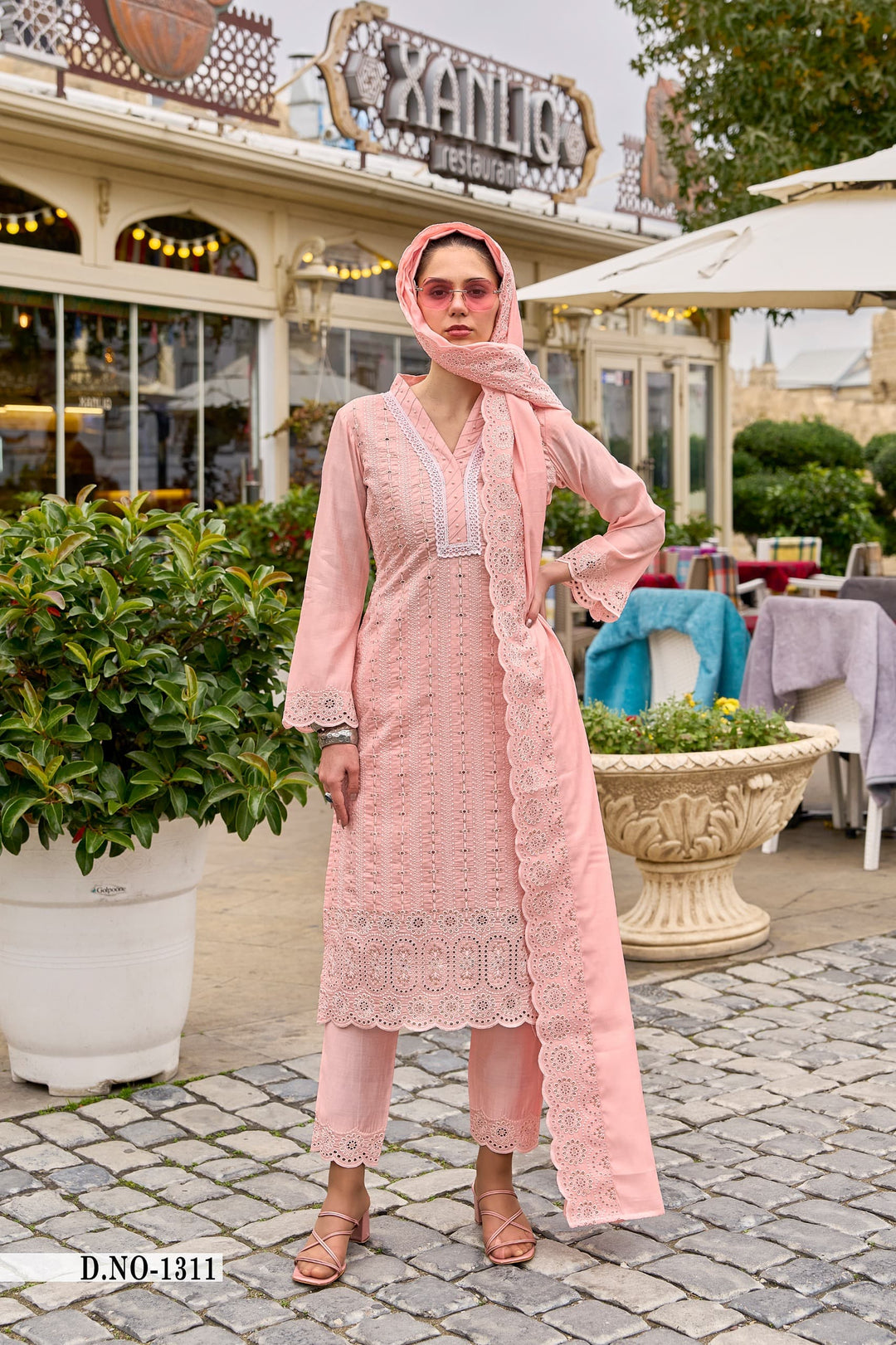 Ayat Blossom Full Embroidery Premium Lawn Suit Set