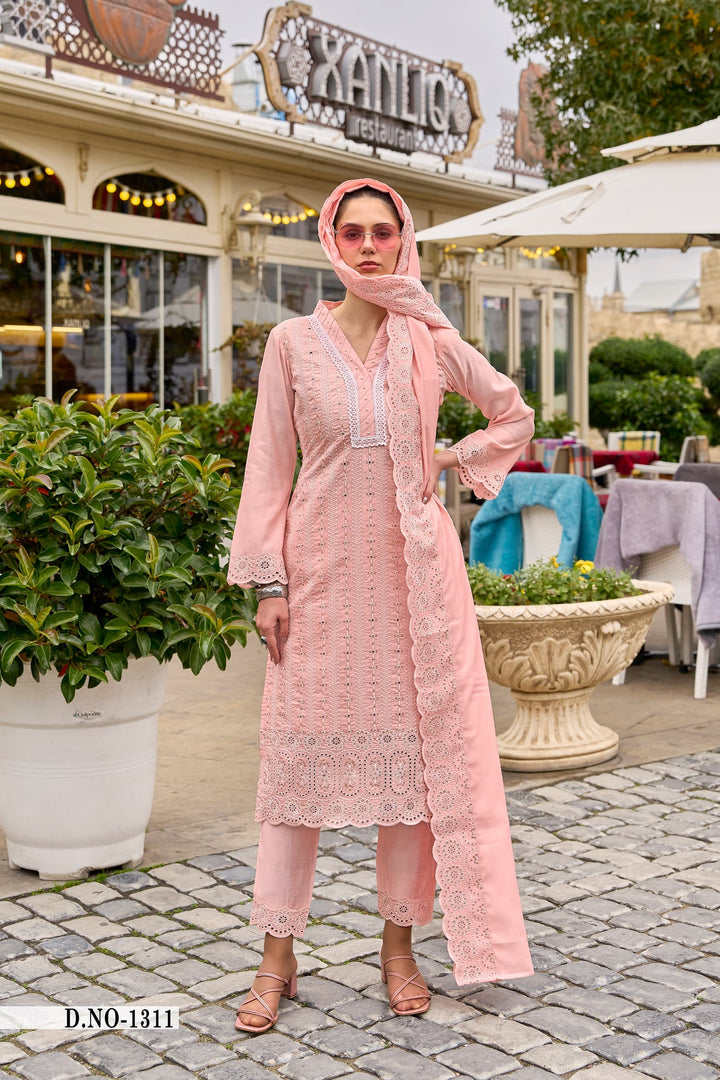Ayat Blossom Full Embroidery Premium Lawn Suit Set
